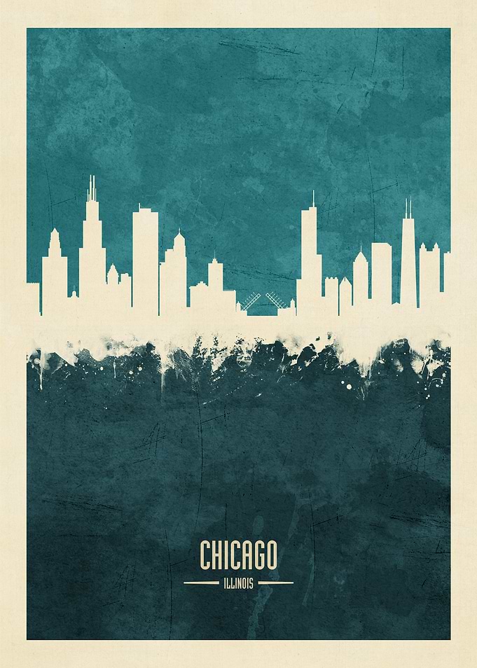 Chicago Illinois Skyline