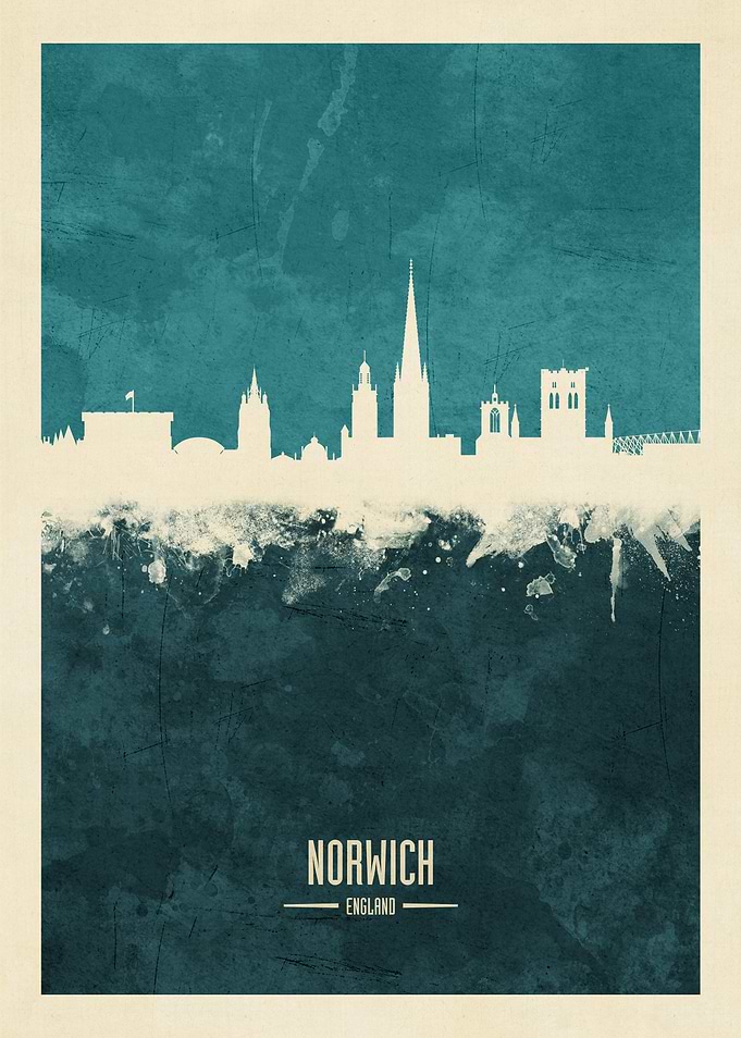 Norwich England Skyline