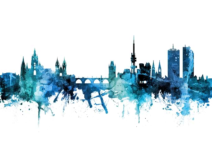Prague Skyline
