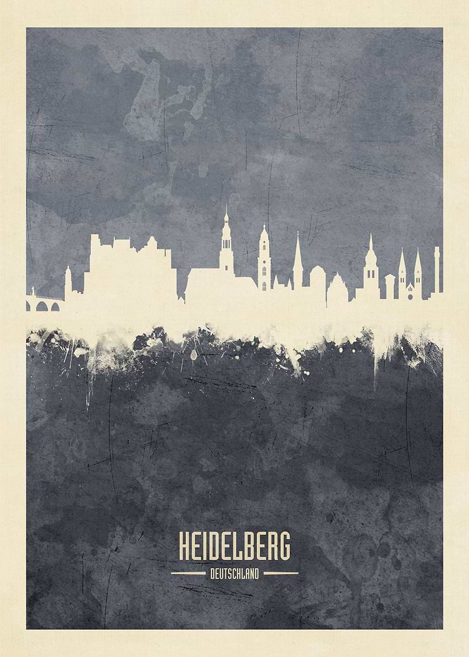 Heidelberg Germany Skyline