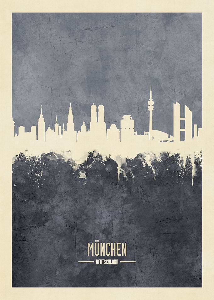 Munich Germany Skyline
