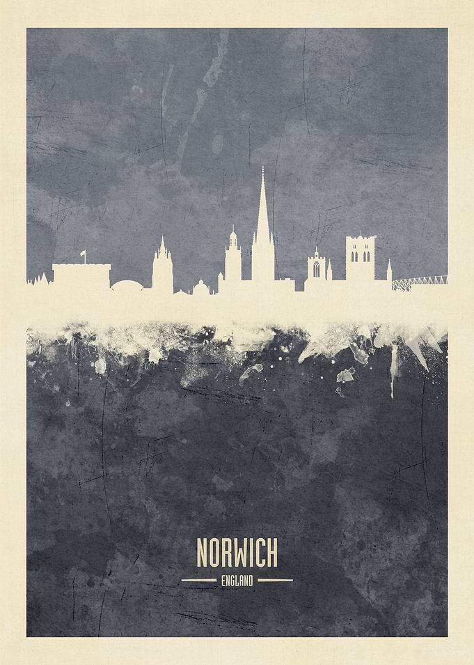 Norwich England Skyline