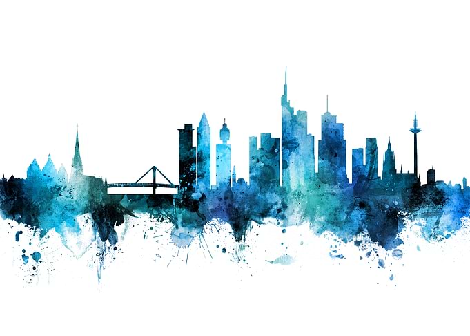 Frankfurt Germany Skyline