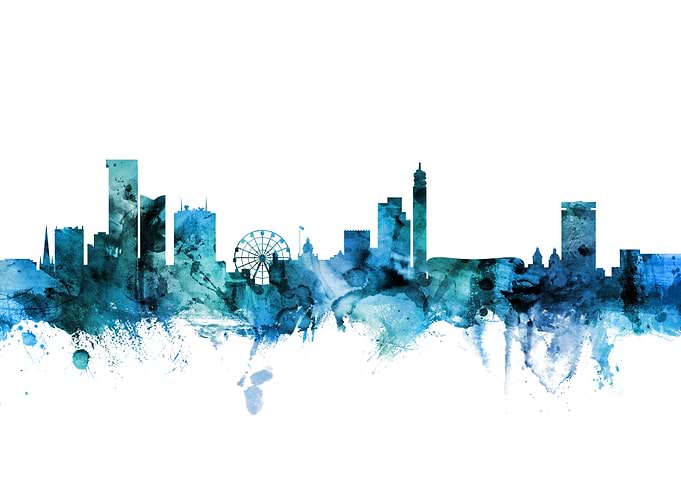 Birmingham England Skyline