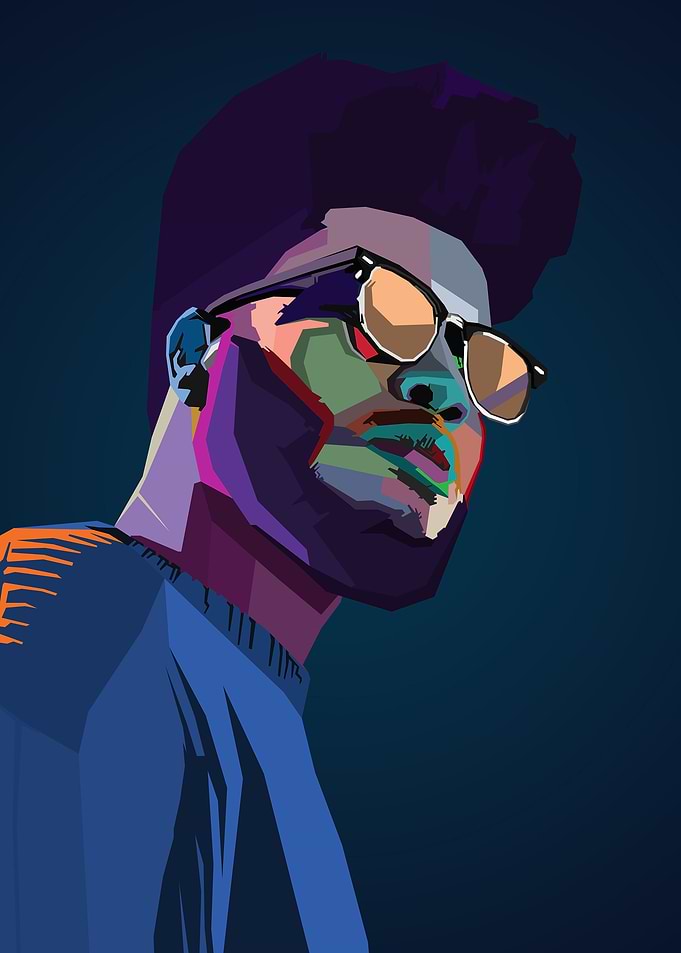 Khalid WPAP Pop Art