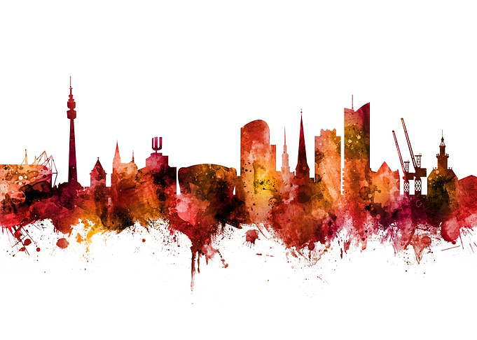 Dortmund Germany Skyline