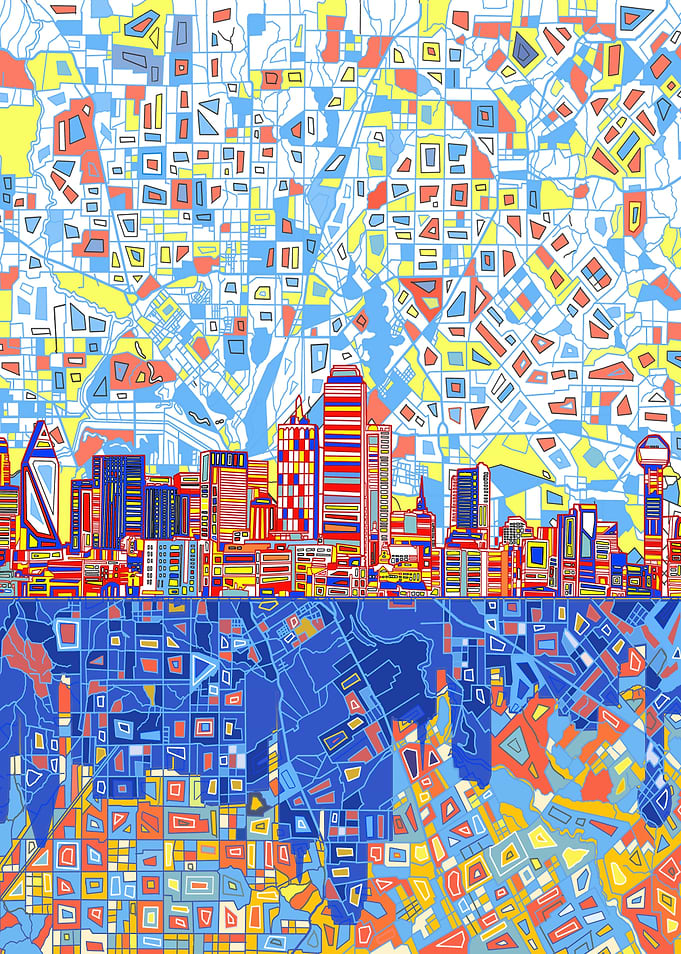 dallas city abstract 3