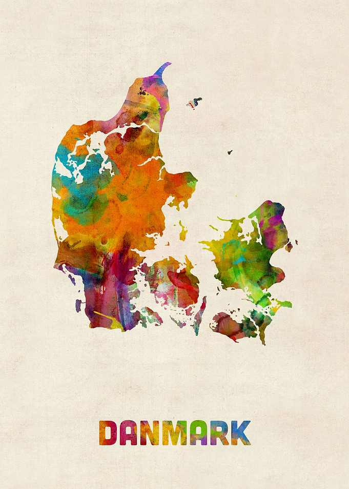 Denmark Map