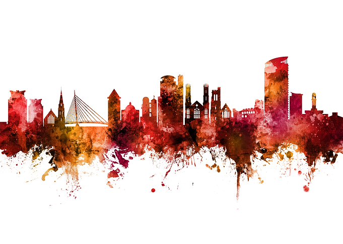 Swansea Wales Skyline