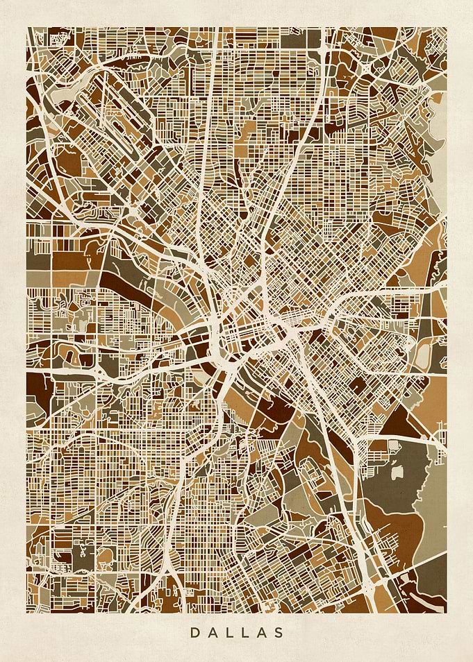 Dallas Texas Map