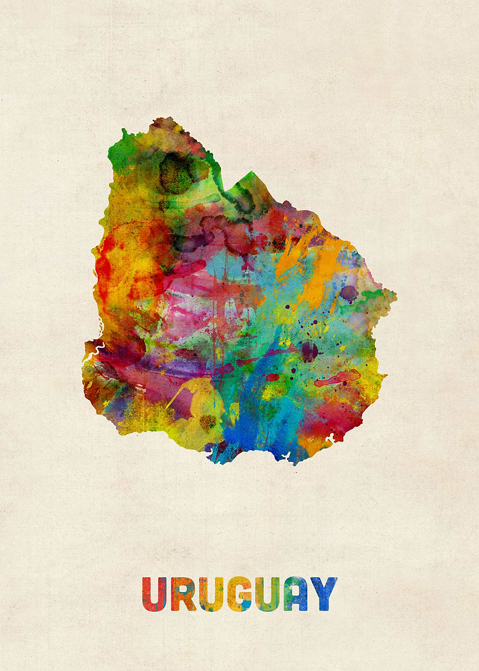 Uruguay Map
