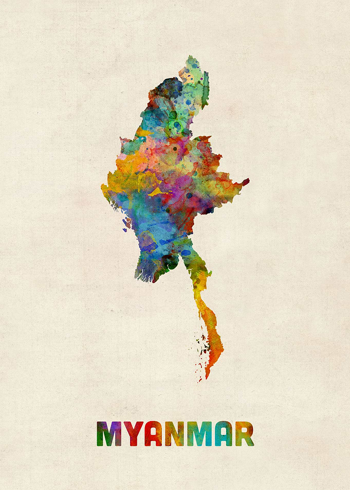 Myanmar Map