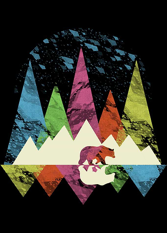 Bear Mountain Abstract