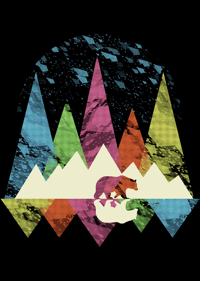 Bear Mountain Abstract