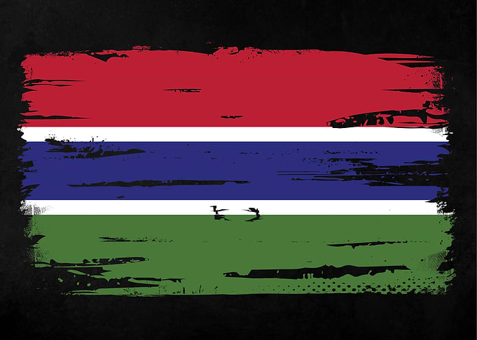 Gambia Flag