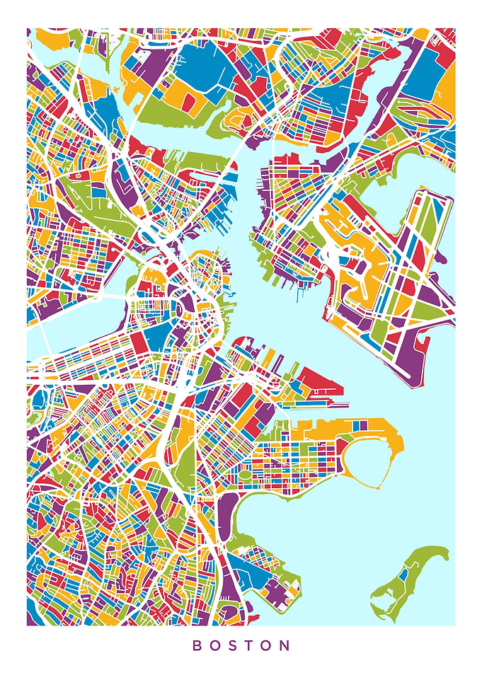 Boston Massachusetts Map