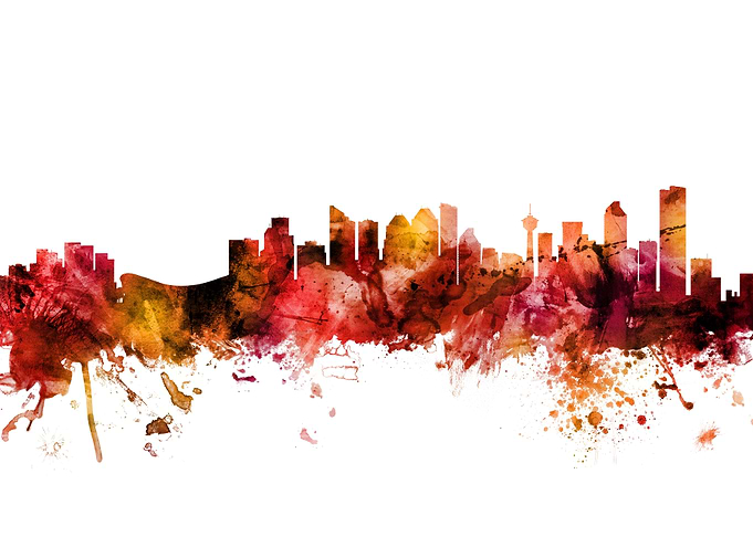Calgary Canada Skyline