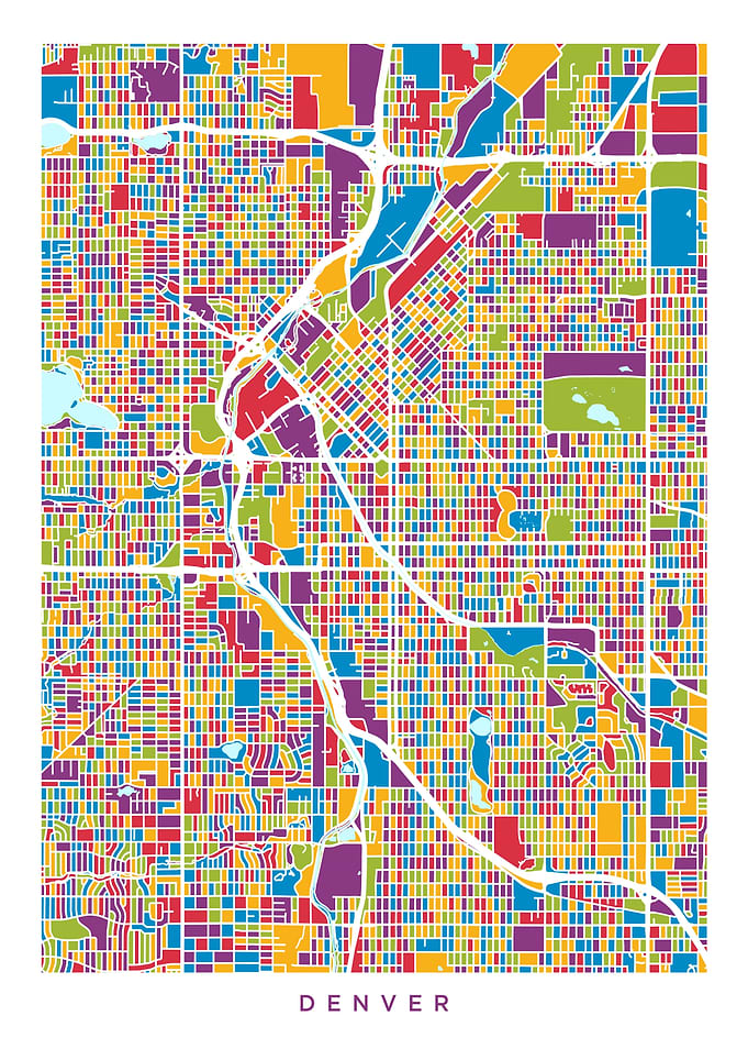 Denver Colorado Map