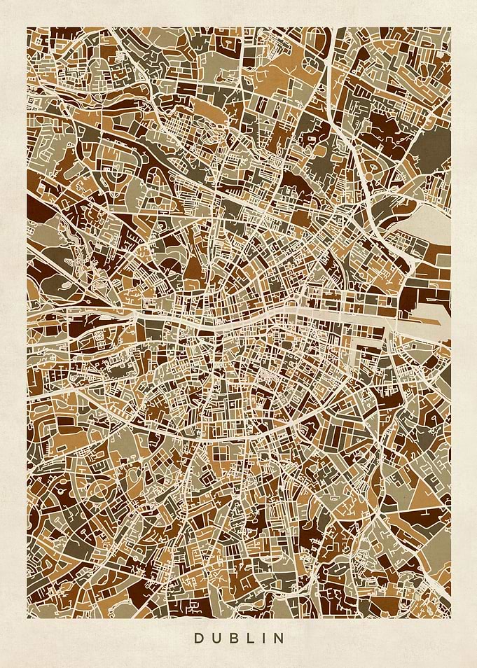 Dublin Ireland Map