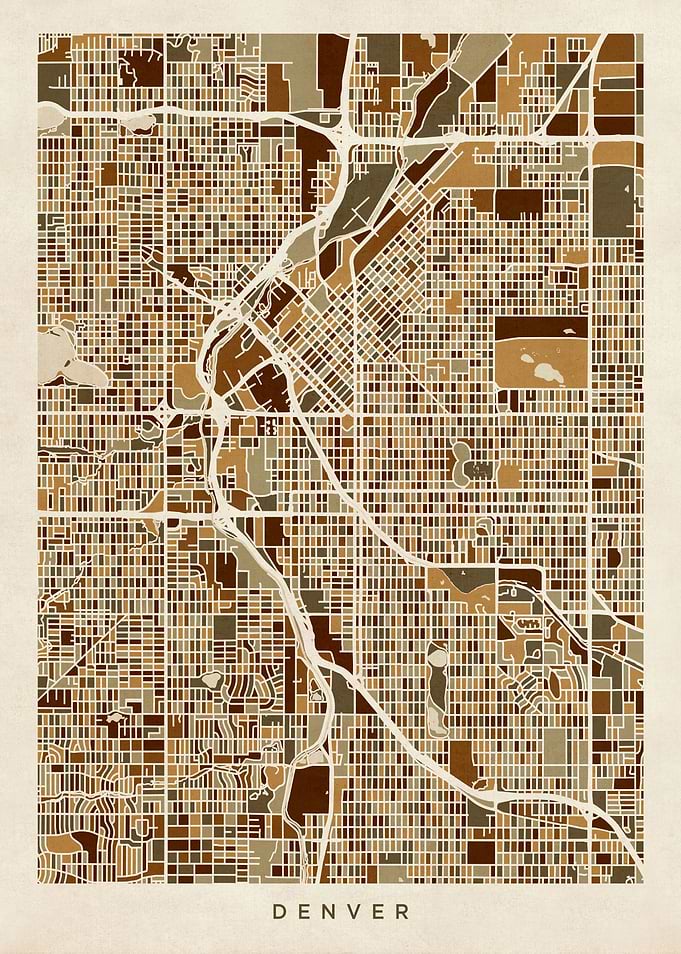 Denver Colorado Map