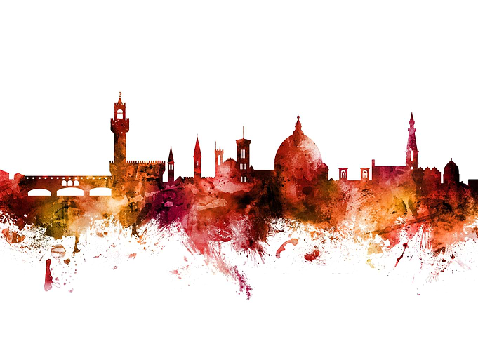 Florence Italy Skyline
