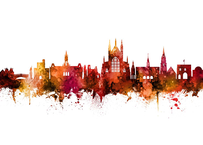 Winchester England Skyline