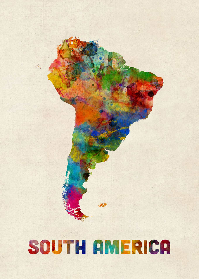 South America Map