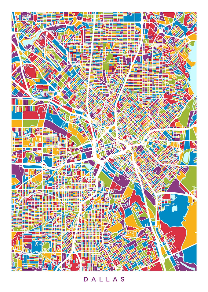 Dallas Texas Map