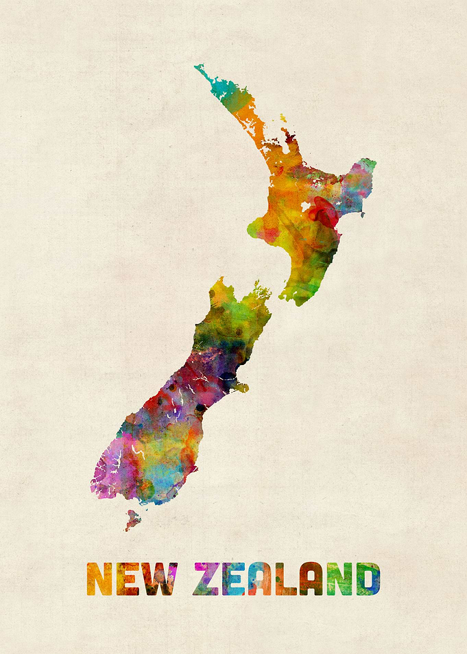 New Zealand Map