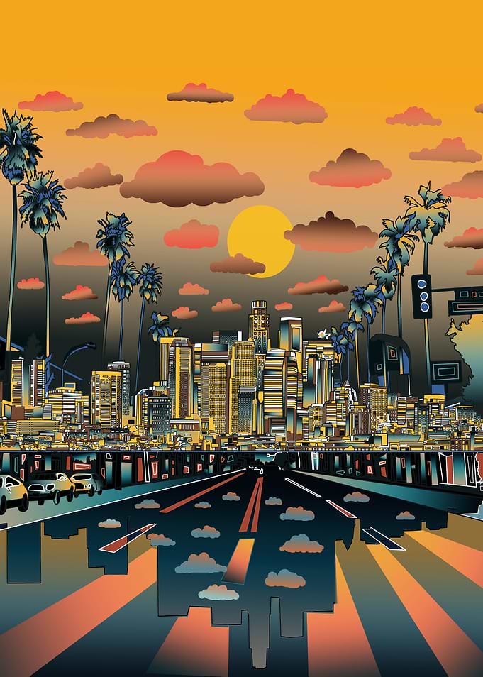 los angeles city abstract