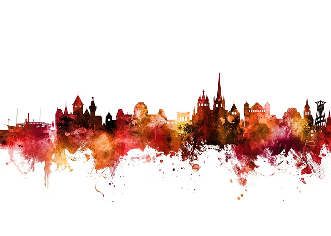 Lausanne Skyline