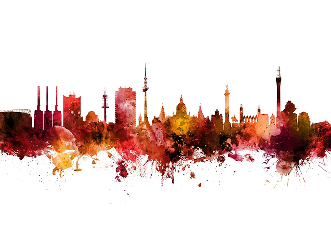 Hannover Germany Skyline