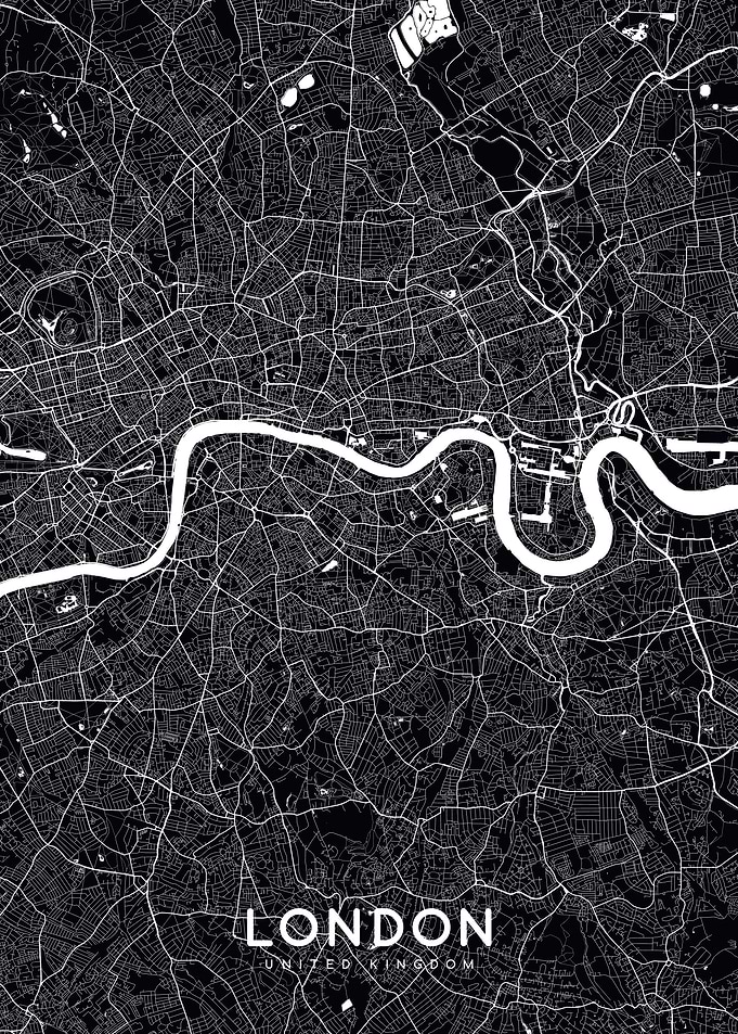 London map black