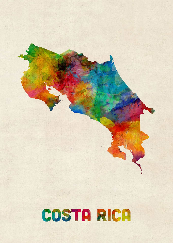 Costa Rica Map