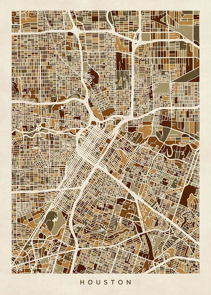 Houston Texas Map