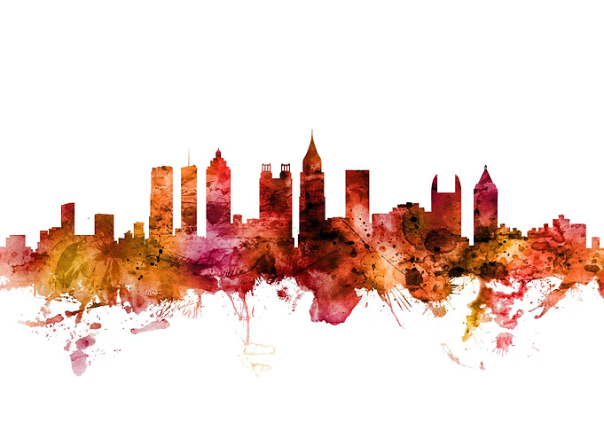 Atlanta Georgia Skyline