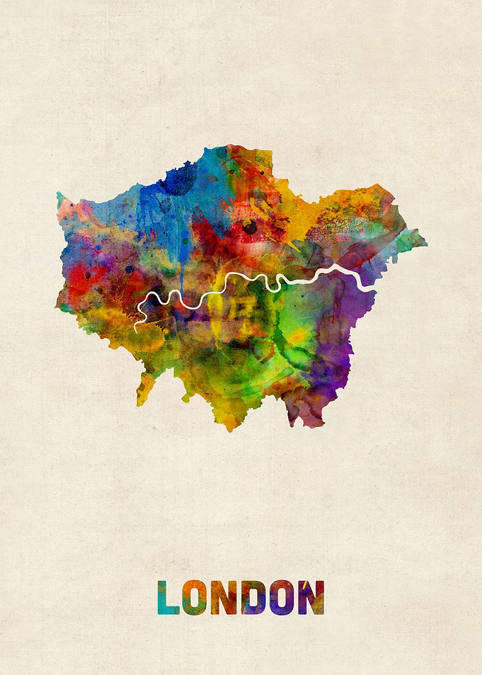 London England Map