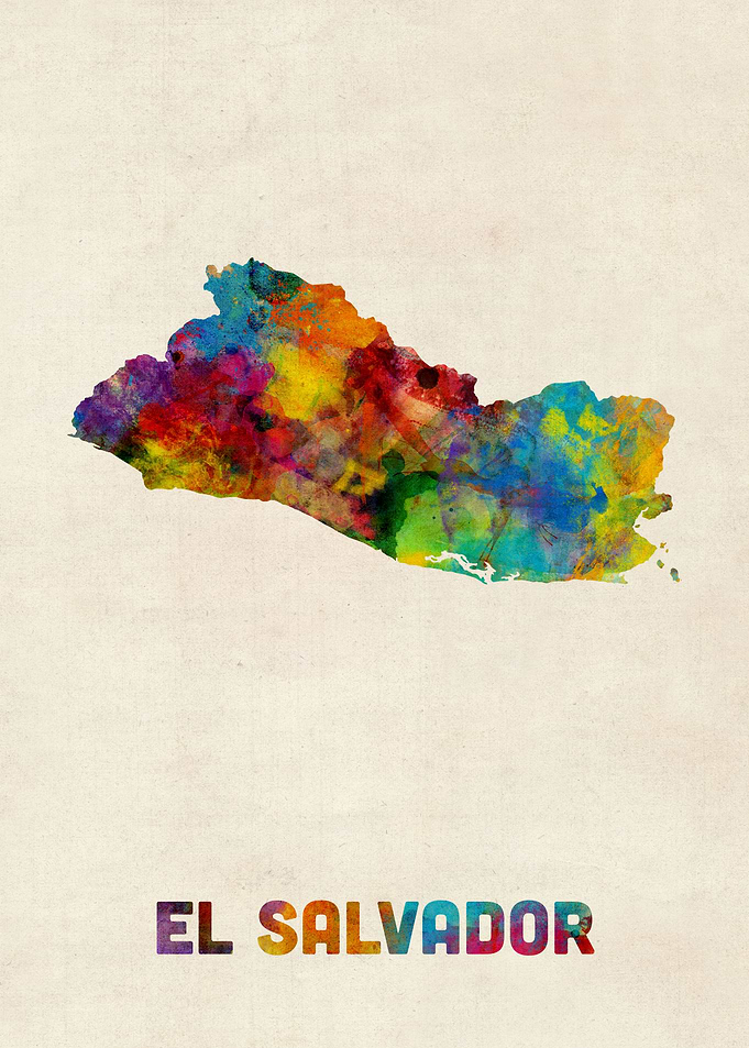 El Salvador Map