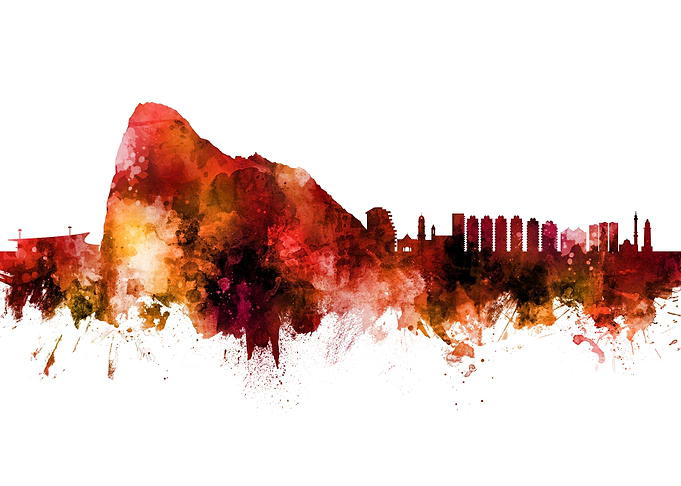 Gibraltar Skyline