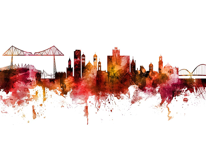 Middlesbrough Skyline