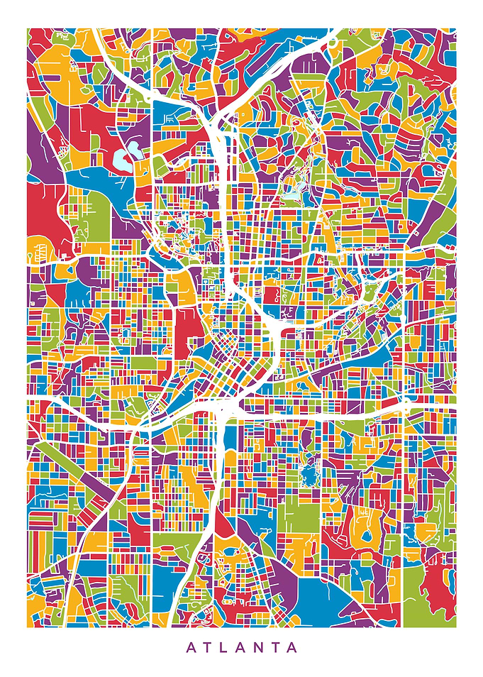 Atlanta Georgia Map