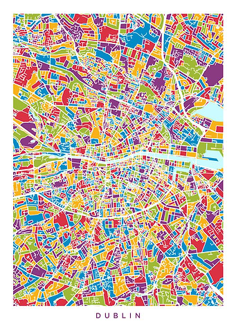 Dublin Ireland Map