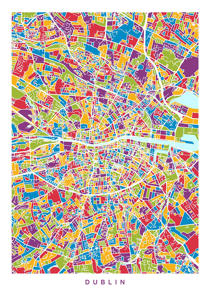 Dublin Ireland Map