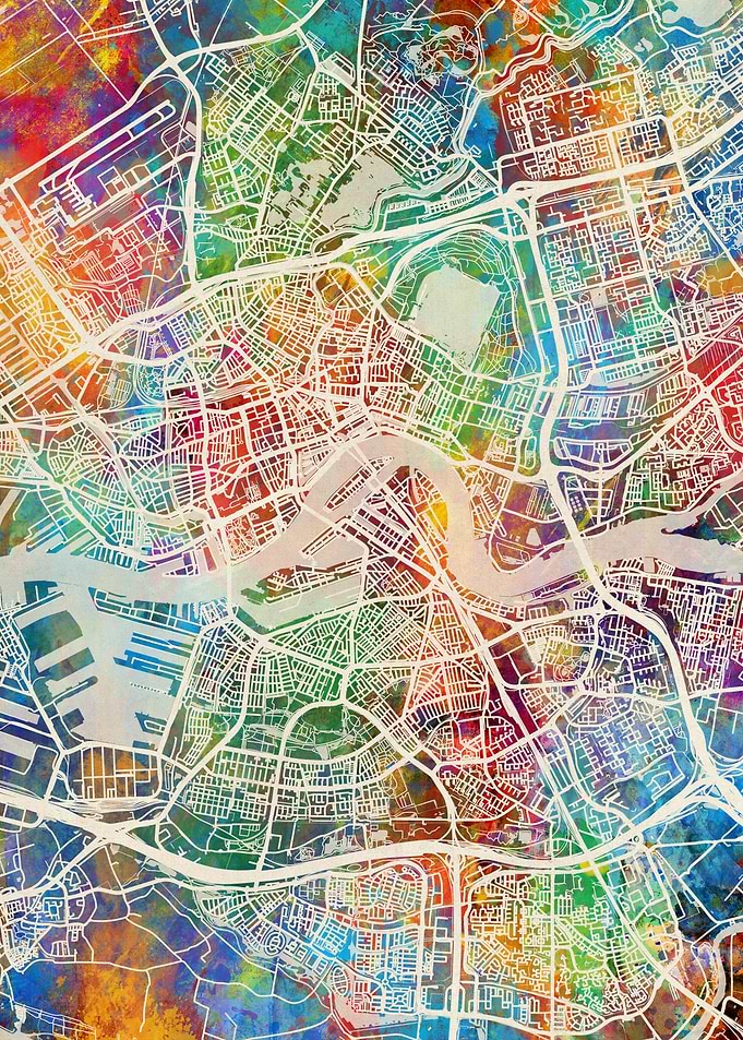 Rotterdam Netherlands Map