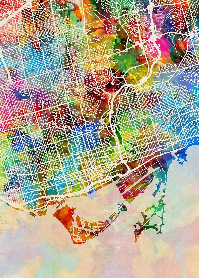 Toronto Canada Map