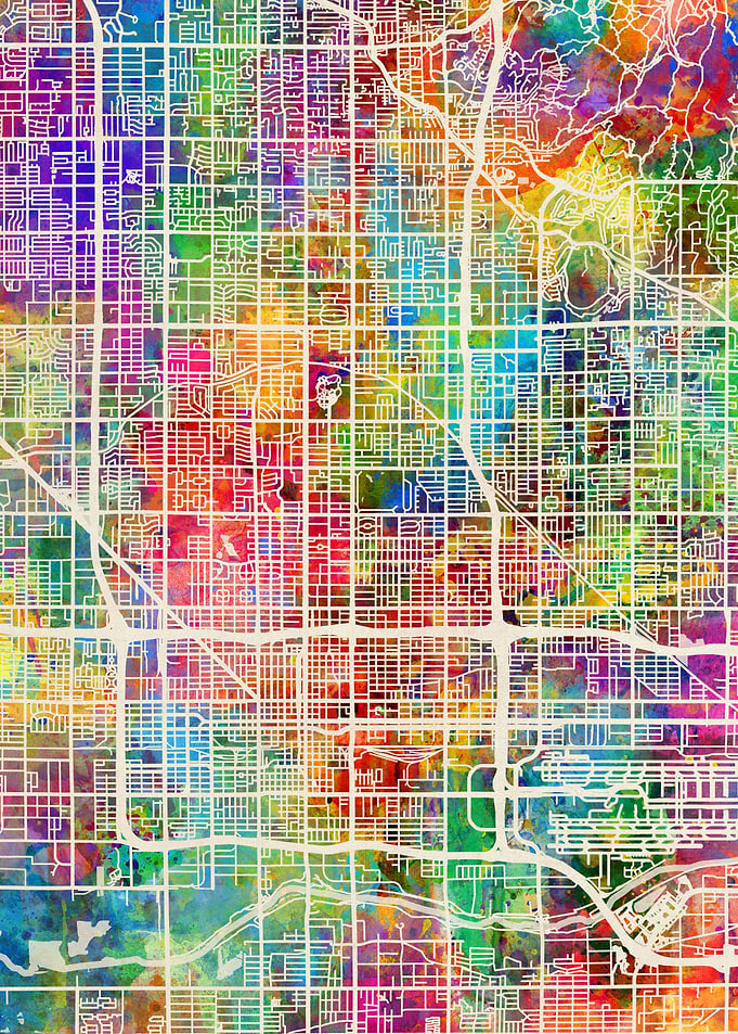 Phoenix Arizona Map