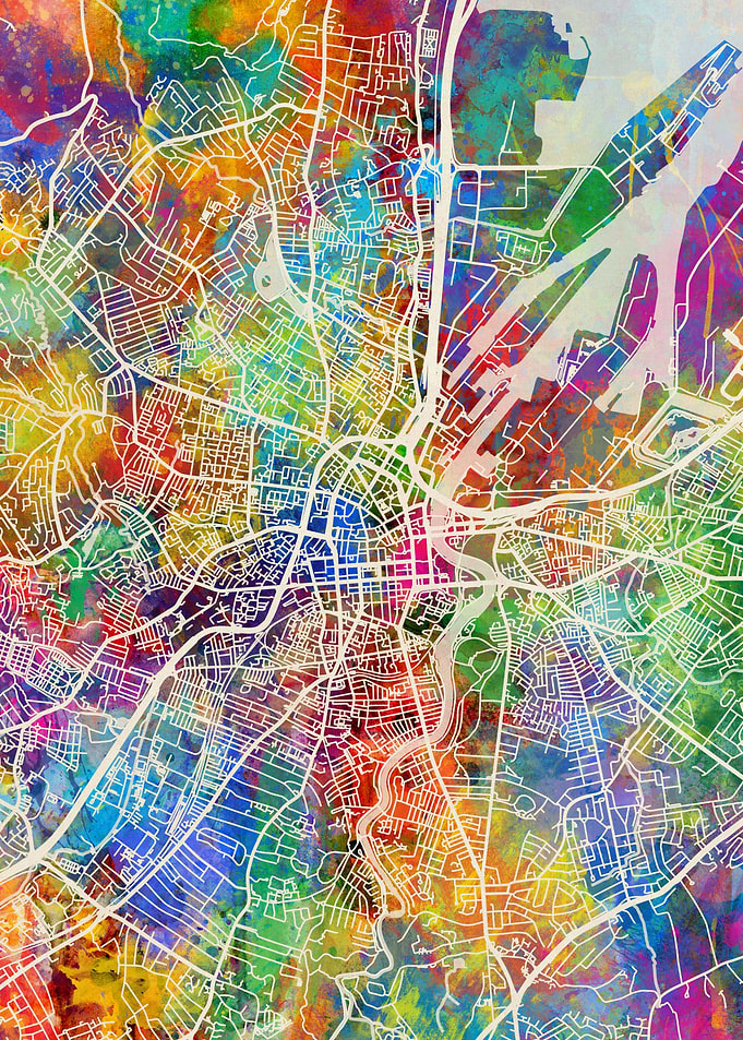 Belfast N Ireland Map