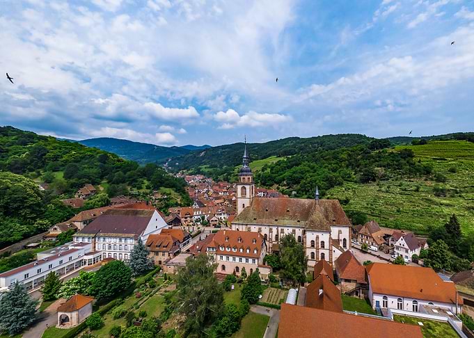Village from drone