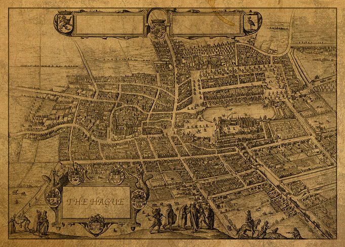 Map of The Hague 1598