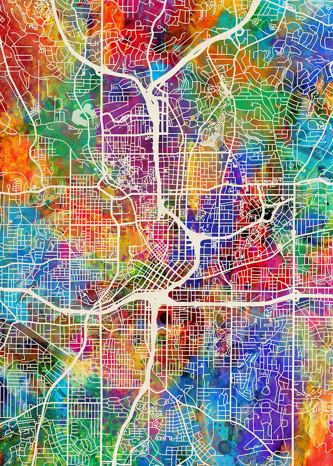 Atlanta Georgia Map